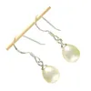 10 par / partia Moda White Pearl Kolczyki Silver Hook Dynda Żyrandol na Prezent Craft Biżuteria Kolczyk C0