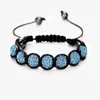 Fashion entière Shambhala Jewelry Nouveau mélange Couleurs S Promotion 10 mm Crystal Ab Clay Disco 9 Balls Shambala Bracelets8306910