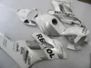 100% apto para as carenagens Honda CBR1000RR 04 05 kit de carenagem de molde de injeção de prata branca CBR1000RR 2004 2005 OT31