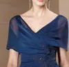 Custom Made! New Sexy Mother's Dresses Off-shoulder Knee-length Chiffon Mother of The Bride Dresses