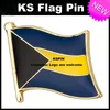 Brasilien sjunker Badge flagga pin 10st mycket gratis frakt ks-0023