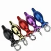 Потянуть кольцо анальная игрушка из нержавеющей стали анальная заглушка, шнурка для приклада BDSM Взрослые эротические сексуальные игрушки для заглушки на заднем дворе Lover G-Spot