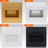 0.6W 85-265V Wall Plinth Recessed Stairs Step Lamps Hotel Aisle Path Footlight LED Night Hallway Porch Lights