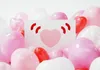500pcs çok 10 inç özelleştirilmiş kalpler, parti dekorasyon festivali için logo ile yazılan balonlar ekspres tarafından parti malzemeleri
