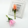 Hurtownie- 10 sztuksdiy materiału wieniec sztuczne kwiaty sztuczne kwiaty lawenda PE Bride Wedding Flower Wrist Corsage