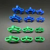 10pcs Sell 10mm 14mm 18mm/ 19mm Joint Plastic Keck Clips Lab Clamp Bong Clip For Glass Adapter NC Kit