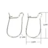 10pairs / los 925 Sterling Silber Verschlusshaken Erkenntnisse Komponenten für DIY Schmuck Geschenk Handwerk WP178 *