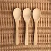 Wooden Jam Spoon Baby Honey Spoons Coffee Scoop New Delicate Kitchen Using Condiment Small 1283cm1695060