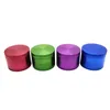 4-Layer 63mm Aluminum Alloy Metal Herbal Tobacco Cigarette Grinder - Smooth and Durable, Cigar Crusher