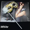 New 30pcs Venetian Half face flower mask Masquerade Party on stick Mask Sexy Halloween christmas dance wedding Party Mask I0486636881