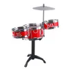 Enfants Enfants Jouets Éducatifs Rock Drums Simulation Instruments De Musique Trois tambours en gros