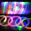 Novelty Lighting Colorful LED Flash Glow Armband Acrylic Lightup Armbands Light Up Armband för Rave Party Bar Festival Chris5589307