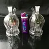 Multi-flower round saliva pots , Glass Water Pipe Smoking Pipes Percolator Glass Bongs Oil Burner Water Pipes Oil Rigs Smoking with Dropper
