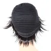 Бразильский полный машинный парик из человеческих волос Боб с детскими волосами Пикси, короткие парики без кружева для чернокожих женщин4339376