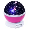 rotating Night lights Lighting Lamp starry led Christmas gift for kids Color Changing moon Star Projector for Children