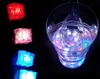 LED إضاءة Polychrome Flash Party Lights متوهجة مكعبات ثلج وميض ديكور وميض تضيء البار نادي الزفاف 4346438