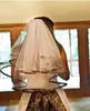 Vestido de novia de camo de vintage sin velos barato cabestro cuello capilla tren vestido nupcial vestido con longitud de codo con velo bridal libre twp conjunto