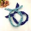 New girl baby Turban Twist Headband Head Wrap Twisted Knot Soft lady Hairband chevron Headbands golden Wave dot HeadWrap