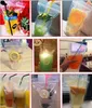 DHL Free 500pcs 450ml Transparent Self-sealed Plastic Beverage Bag DIY Drink Container Drinking Bag Fruit Juice Food Storage Bag