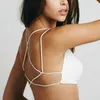 Partihandel - Sexiga Kvinnor Lace Up Bralette Bralet Cut Out Bra Bustier Crop Top Cami Tank Tops Blouse Corset Boho Party Clubwear Beach