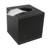 조직 상자 냅킨 브라운 디스펜서 PU 컬러 가죽 화장실 스퀘어 A037 도매- 완벽한 케이스 장식 종이 캐니스터 롤 홈