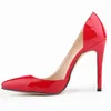 여성 신발 새로운 웨딩 신발을 펌프 클래식 섹시한 뾰족한 발가락 하이힐은 14 색 큰 펌프