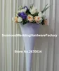 legant metal çiçek vazo, düğün ev dekorasyon için trompet vazolar centerpieces