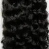 Echthaarverlängerungen Afro Kinky Curly Micro Link Echthaarverlängerungen Schwarz 100g Brasilianische Kinky Curly Micro Bead Haarverlängerungen 100er