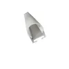 10 X 1M insiemi lotto profilo forma condotto alluminio strip / giro e Tipo ventilatore canale di estrusione per plafoniere parete o sospensione