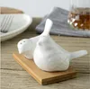 100 stks 50pairs Love Birds Ceramic Wedding Geschenken voor gasten Liefde Vogels Zout en Pepper Shaker Shakers Gratis Shippin
