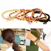 High quality Hit the color weaving braids hair rope high elastic personality tied knot hair circle FQ043 mix order 100 pieces a lot