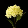 Artificial Hydrangea Flower Fake Silk Single Hydrangeas multi Colors for Wedding Centerpieces Home Party Decorative Flowers