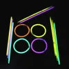 New Multi Color Hot Glow Stick Bracelet Necklaces Neon Party Flashing Light Stick Novelty Toy IC607