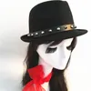 Neue Niet Männer Frauen Wolle Fedora Hüte Weiche Dance Party Hochzeit Geizige Krempe Caps Unisex Mode Street Top Hüte Jazz kappe GH-6