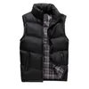 Wholesale- New  Mens Vest Jacket Sleeveless Veste Homme Autumn Winter Fashion Casual Coats Male Cotton Men's Vest Thick Waistcoat 4XL