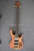 Custom Ken Smith 6 cordas Natural Quilted Maple Top Electric Bass Gutiar Rosewood Maple Sandwich Neck Through Body Active Pickups