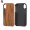 Cas de téléphone de logo personnalisé antichoc en bois de mode en gros pour iPhone 11 12 X XR XS MAX Case Hard PC