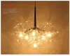 Modern Bubble Glass Pendant Lights Fixture Home Deco Glass Ball Pendant Lamp DIY E27 Suspension Clear Glass Hanging Lamp