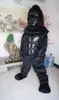 Высококачественные реальные картины Делюкс Chimpanzee Gorilla Орангутан Талисман костюм талисмана персонаж костюм для взрослых размер фабрики прямой бесплатная доставка