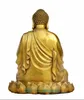 Large Nice Bronze Brass Sakyamuni Gautama Amitabha Buddha Statue Figure 10"H