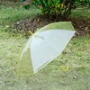 Rainbow przezroczysty parasol moda oryginalność prosta rączka reklama parasol przezroczniowy parasol 218G Whole278K1848844