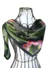 화려한 광장 100 % 실크 스카프 스카프 Neckscarf 스카프 포장 shawls 감싸는 판쵸 13pcs / lot # 1845