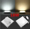 6W 12W 18W LED Panel Downlight Square Round Glass Cover Lights High Light Ceiling Inbyggd lampor AC85-265 + Driver