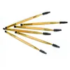 Hela 1st Makeup Bamboo Handle Double Eyebrow Brush Eyebrow Combe Eyelash och Makeup Brush Tools New Whole3189897