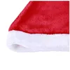 Christmas Hat Dorosłych Dzieci Boże Narodzenie Party Cap Czerwony Pluszowy Santa Kapelusz Dla Kostium Xmas Boks Dekoracji Prezent