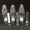 Nector Collector Core utan presentförpackning Titanspets Mini Glasrör Oljerigg Koncentrat Dab Mini Glas Bong