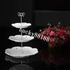 Free shipping-3 tiers gold/ silver metal cale stand handles/cake stand fittings with The butterfly design