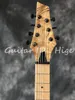 new arrival high quality Custom 7 strings Electric Guitar, Natural color, Spalted Maple Top,Real photo showing guitarra
