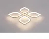 Modern Suspension Led Pendant Lamp Flower Chandelier Ceiling Light 110V 220V Dimming for Living Room Bedroom