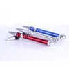 Creative Ball-Point Pen Pipe Metal Rökning Tobaksrör Multifunktion Alloy BallPen Pen Modell Hantverk Gåvor Rökrör Verktyg Tillbehör